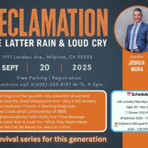 Reclamation seminar flyer