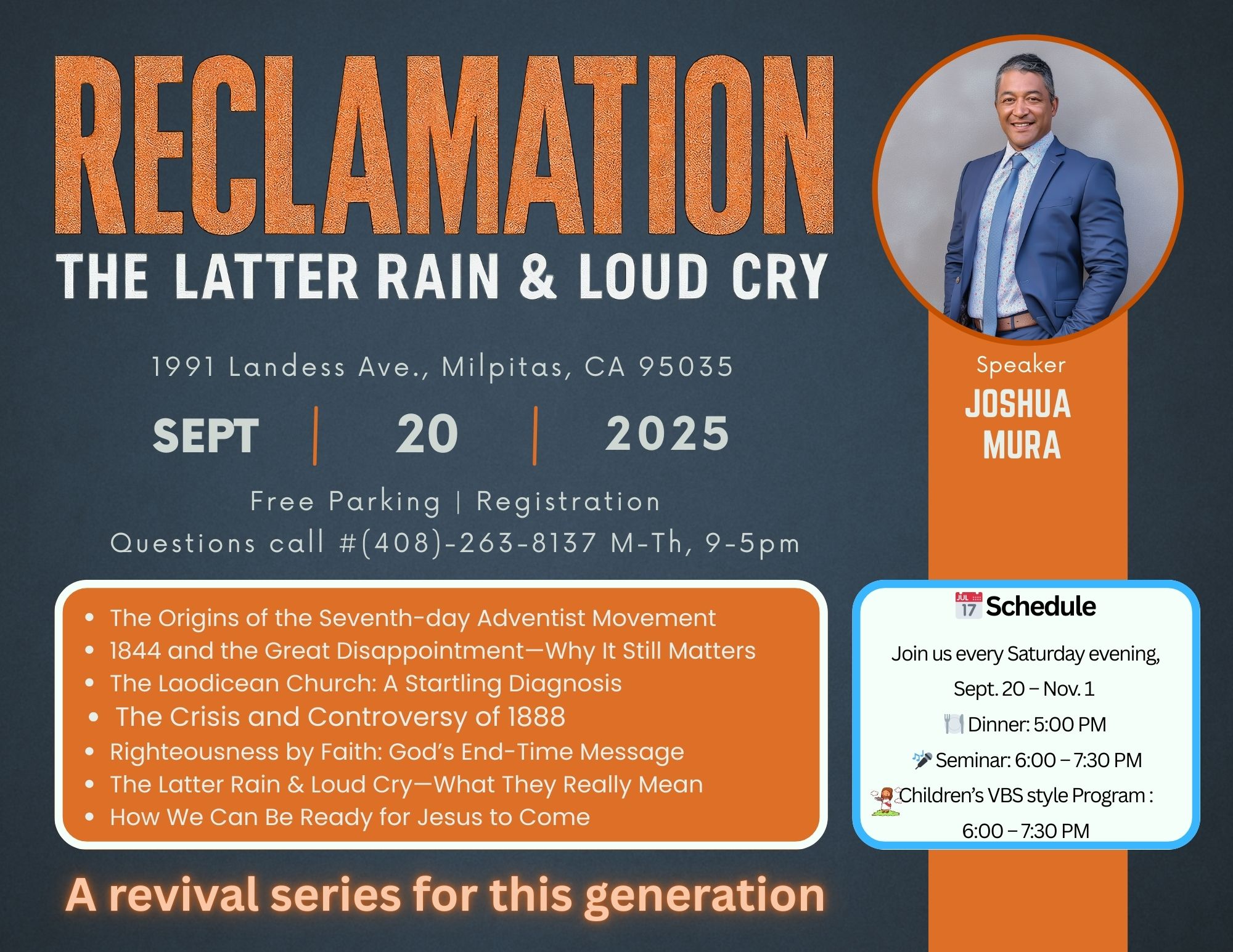 Reclamation seminar flyer